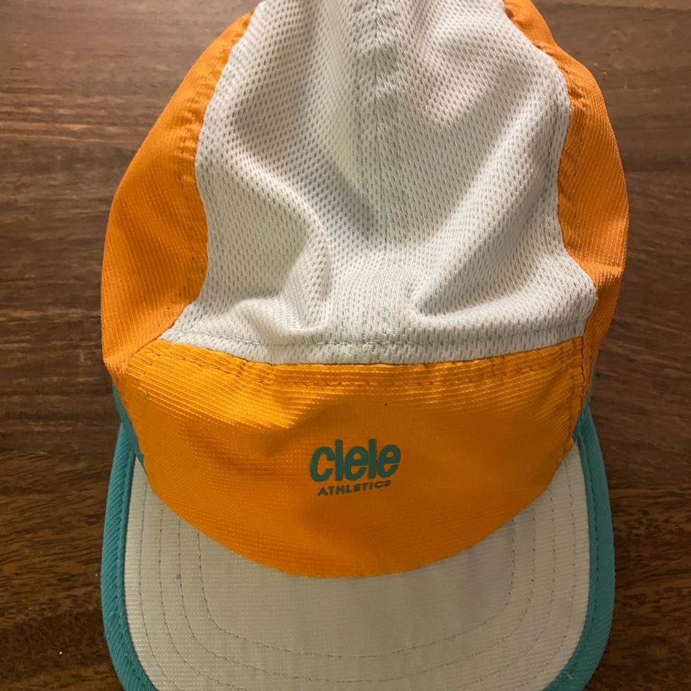 Ciele Running Hat - Mint and orange